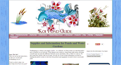 Desktop Screenshot of koi-pond-guide.com